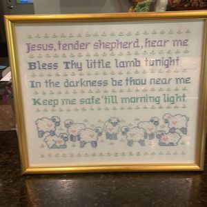 Adorable Hand Embroidered Artwork For Baby